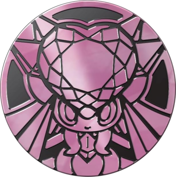 Fichier:Jeton Méga-Diancie Rose Recto.png