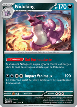 Nidoking (Écarlate et Violet 151 034)