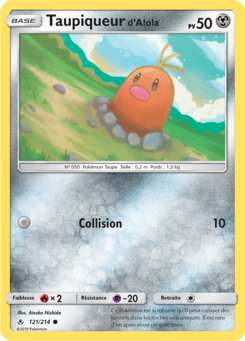 Taupiqueur d'Alola (Soleil et Lune Alliance Infaillible 121)