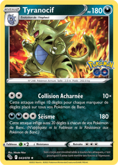 Tyranocif (Pokémon GO 043)