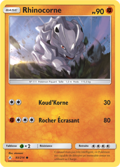 Rhinocorne (Soleil et Lune Alliance Infaillible 93)