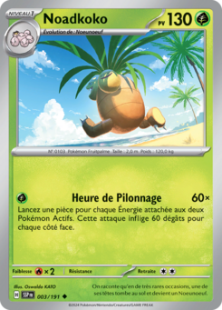 Noadkoko (Écarlate et Violet Étincelles Déferlantes 003)