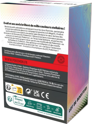 Lot de boosters Écarlate et Violet Évolutions Prismatiques Verso.png