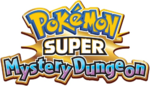 Logotype anglais de Pokémon Méga Donjon Mystère.