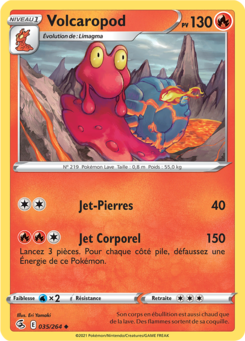 Volcaropod (Épée et Bouclier Poing de Fusion 035)