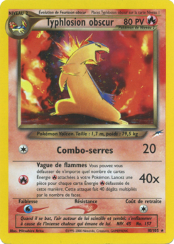 Typhlosion obscur (Neo Destiny 10)