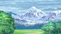 Le Mont Nappé dans La série : Pokémon, les horizons.