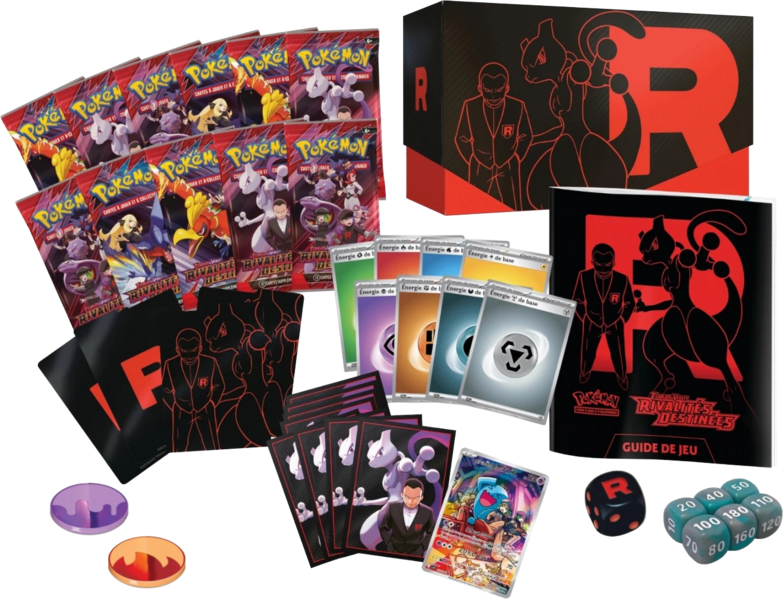Fichier:Coffret Dresseur d'élite Écarlate et Violet Rivalités Destinées Contenu.png