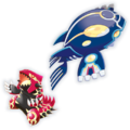 Primo-Groudon et Primo-Kyogre.