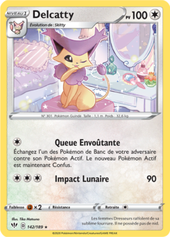 Delcatty (Épée et Bouclier Ténèbres Embrasées 142)
