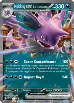 Nidoking-ex de la Team Rocket (Promo SV 217)