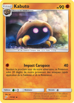 Kabuto (Soleil et Lune Duo de Choc 77)