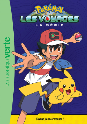 Roman Pokémon Les Voyages Bibliothèque Verte - Recto - Tome 1.png