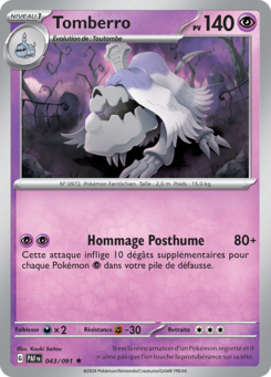 Tomberro (Écarlate et Violet Destinées de Paldea 043)