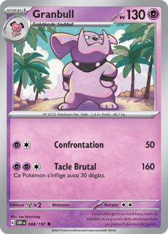 Granbull (Écarlate et Violet Flammes Obsidiennes 088)