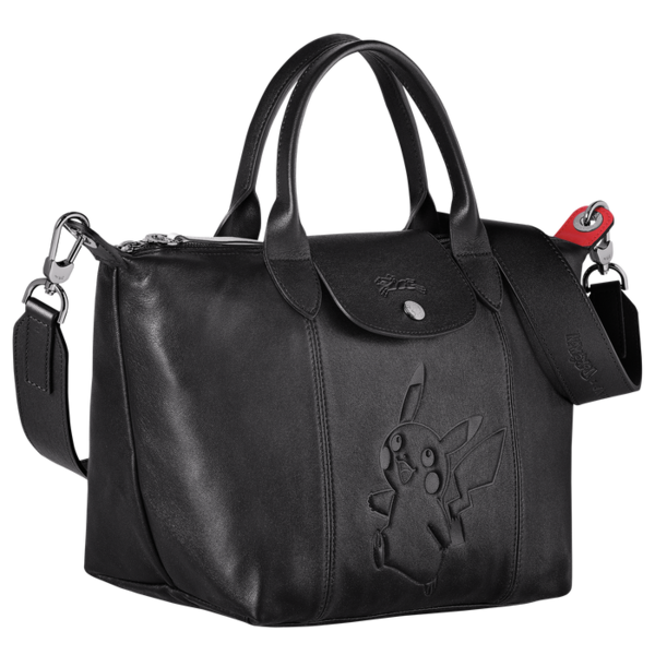 Fichier:Longchamp Sac à main noir trois quart.png