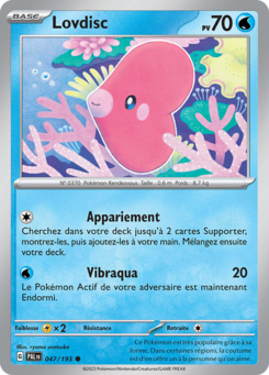 Lovdisc (Écarlate et Violet Évolutions à Paldea 047)