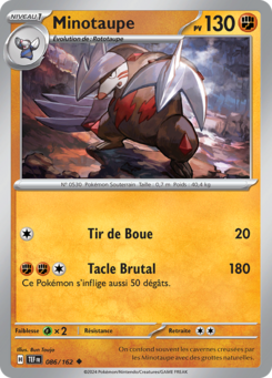 Minotaupe (Écarlate et Violet Forces Temporelles 086)