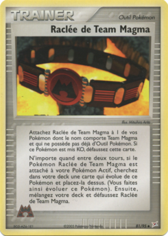 Raclée de Team Magma (EX Team Magma VS Team Aqua 81)