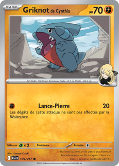 Griknot de Cynthia (Méga-Évolution Héros Transcendants 109)