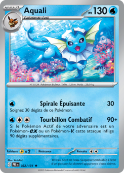 Aquali (Écarlate et Violet Évolutions Prismatiques 022)