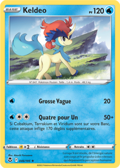 Keldeo (Épée et Bouclier Tempête Argentée 046)