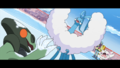 Motorizard (d'un Dresseur) et Altaria (de Grusha)