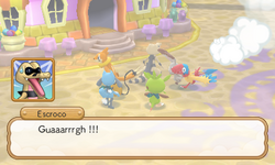 Mais un groupe de Pokémon leur foncent dedans, à l'aller…