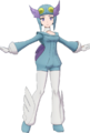 La tenue canonique d'Alizée dans Pokémon Masters EX.