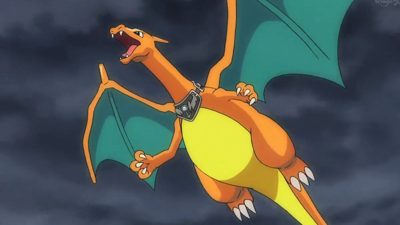 Fichier:Pokémon Méga-Évolution 3 - Dracaufeu d'Alain.png