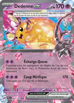 Dedenne-ex (Écarlate et Violet Évolutions à Paldea 093)