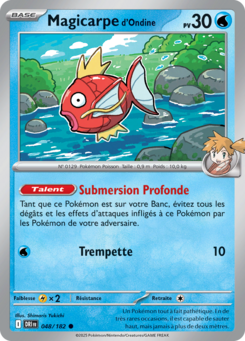 Magicarpe d'Ondine (Écarlate et Violet Rivalités Destinées 048)