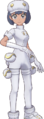 L'employée de la Fondation Æther dans Pokémon Masters EX.