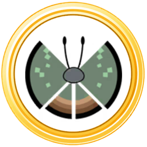 Médaille Collectionneur Papillon Jungle Or GO.png