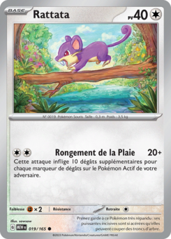 Rattata (Écarlate et Violet 151 019)