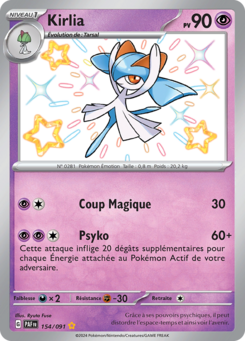 Kirlia (Écarlate et Violet Destinées de Paldea 154)