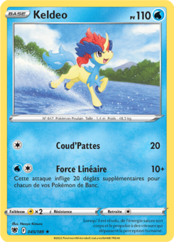 Keldeo (Épée et Bouclier Astres Radieux 045)