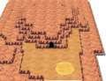 L'extérieur de la Grotte Oubliée dans Pokémon Rubis Oméga et Saphir Alpha.