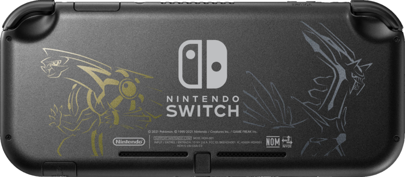 Fichier:Nintendo Switch Lite Édition Dialga & Palkia dos.png