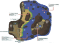 Plan de la Route 7 dans Pokémon Ultra-Soleil et Ultra-Lune.