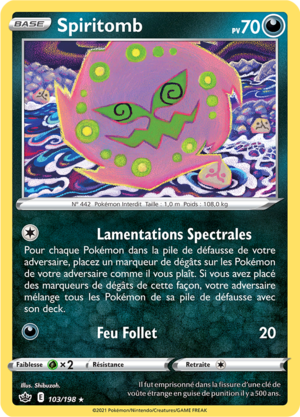 Carte Épée et Bouclier Règne de Glace 103.png