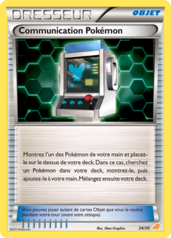 Communication Pokémon (Noir & Blanc Kit du Dresseur Minotaupe 24)