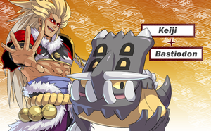 Pokémon Conquest - Keiji et Bastiodon.png