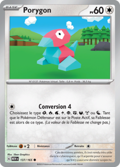 Porygon (Écarlate et Violet 151 137)