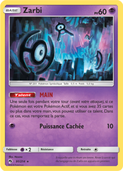 Zarbi (Soleil et Lune Tonnerre Perdu 91)