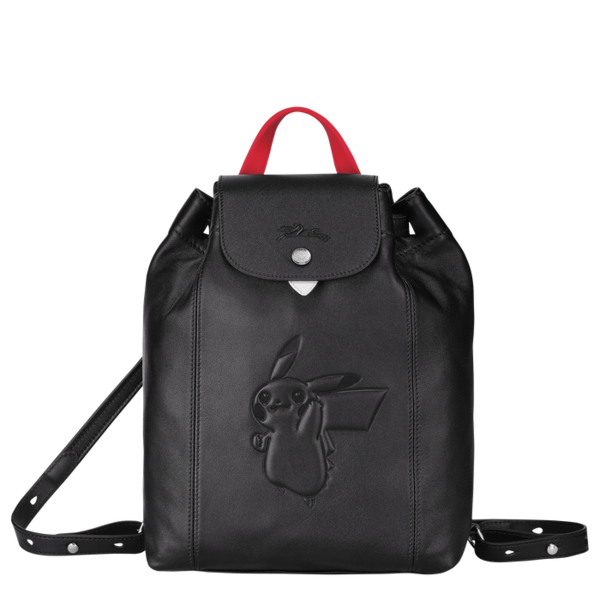 Fichier:Longchamp Sac à dos noir avant.png
