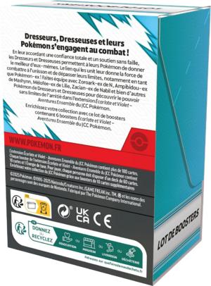 Lot de boosters Écarlate et Violet Aventures Ensemble Verso.png