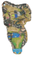 Plan du Jardin de Poni dans Pokémon Soleil et Lune.