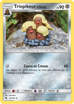 Triopikeur d'Alola (Soleil et Lune Tonnerre Perdu 123)