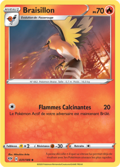 Braisillon (Épée et Bouclier Ténèbres Embrasées 031)